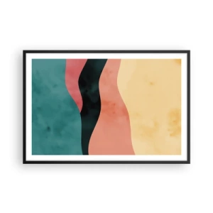 Poster in een zwarte lijst - Conforme non-conformiteit - 91x61 cm