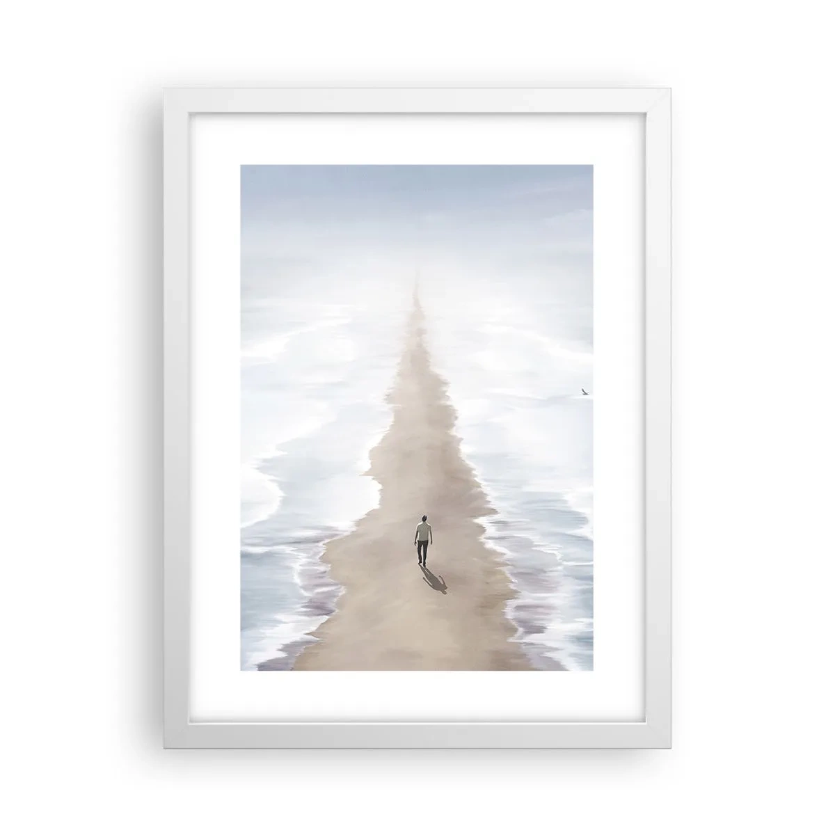 Poster in een witte lijst - Een gouden toekomst - 30x40 cm