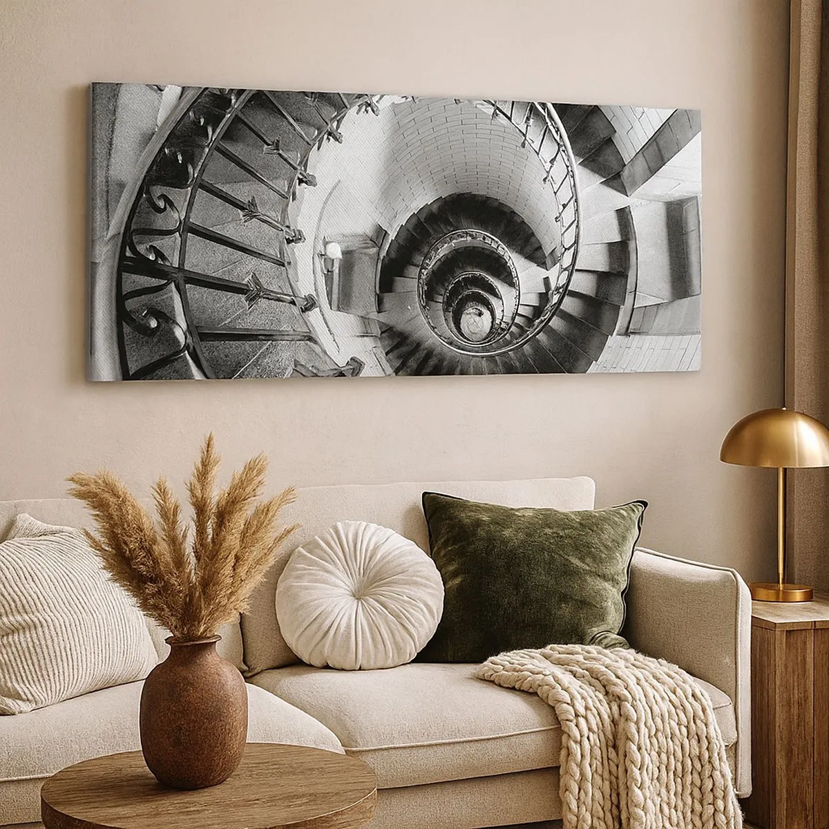 Schilderen op canvas - Hoger en hoger - 100x40 cm