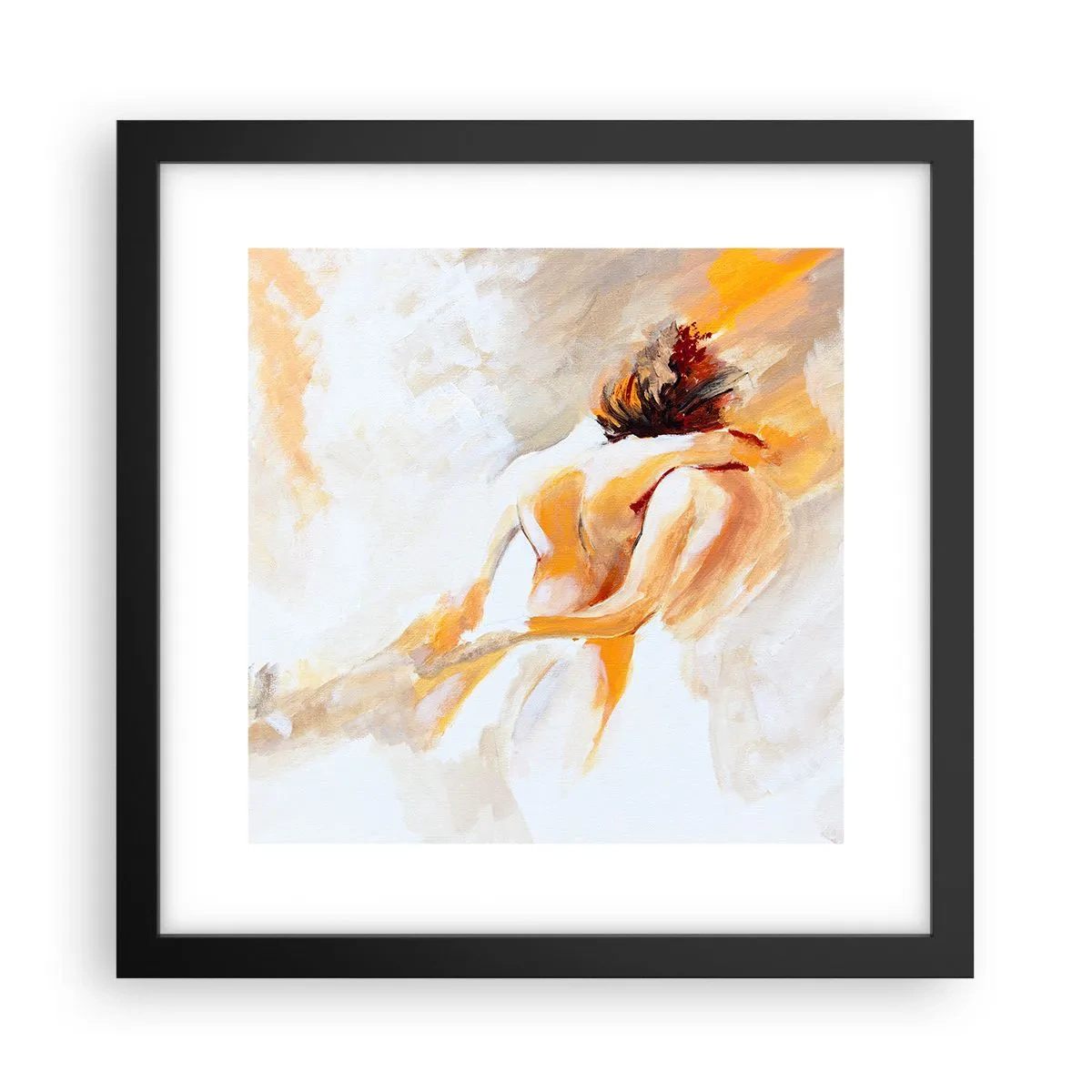 Poster in een zwarte lijst - In de lucht van nabijheid - 30x30 cm