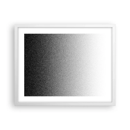 Poster in een witte lijst - Naar het licht - 50x40 cm