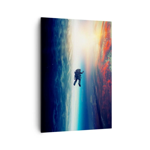 Schilderen op canvas - Ga het universum tegemoet - 70x100 cm