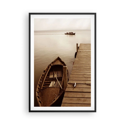 Poster in een zwarte lijst - Grote vrede - 61x91 cm