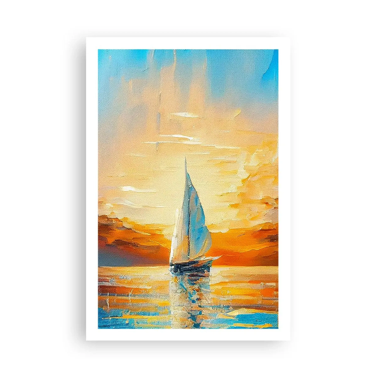 Poster - Zeilen in goud - 61x91 cm