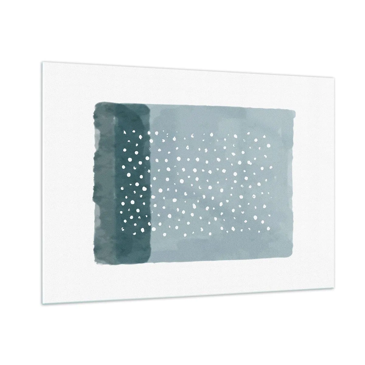 Schilderen op glas - Gegroeid op blauw - 100x70 cm