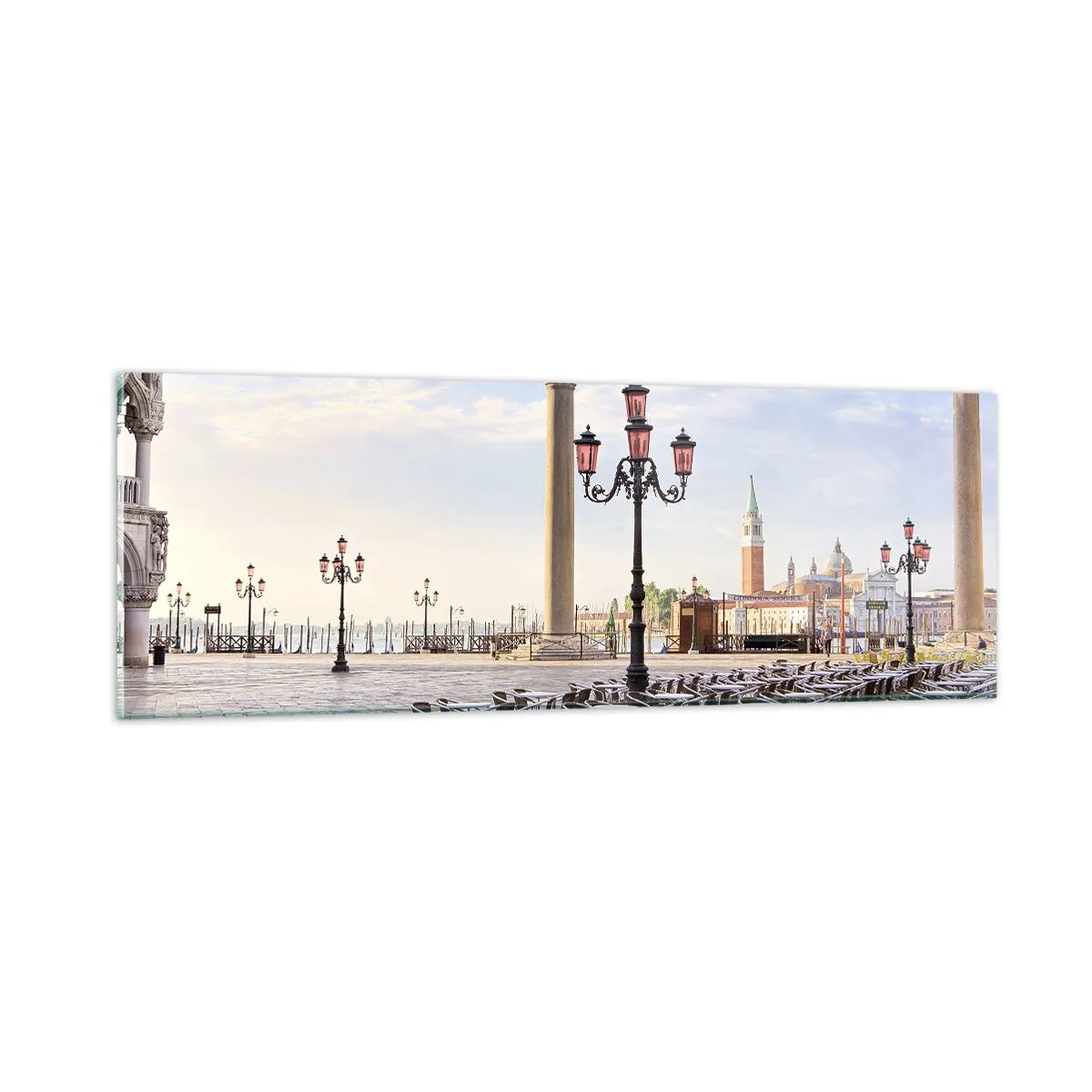 Schilderen op glas - We nodigen je uit, alles staat klaar - 90x30 cm