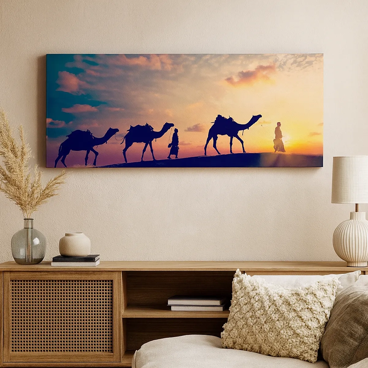 Schilderen op canvas - De mysterieuze geest van het Oosten - 30x30 cm