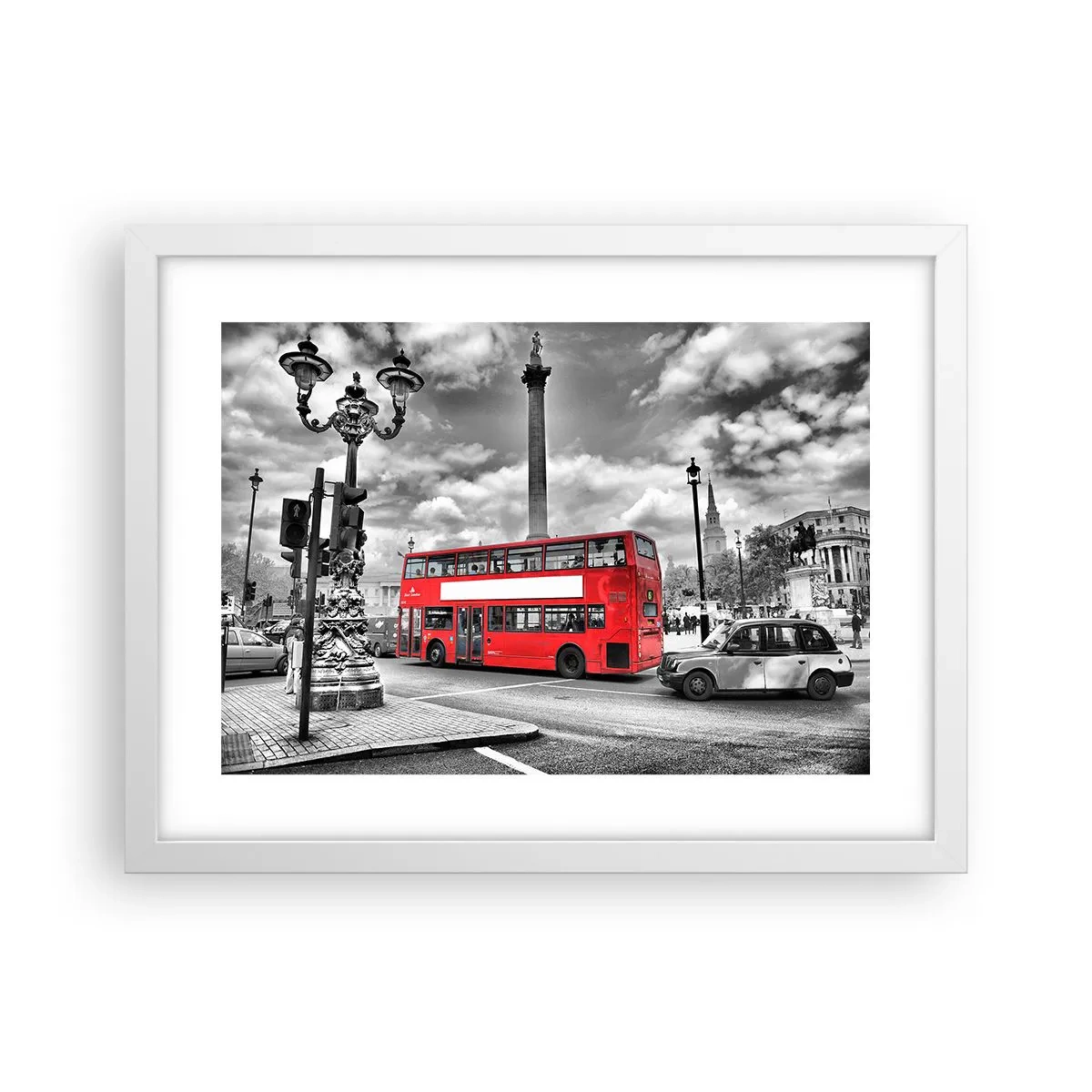 Poster in een witte lijst - De echte bloedbaan van de stad - 40x30 cm