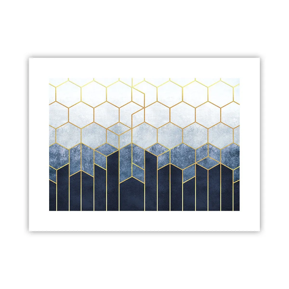Poster - Compositie in een gesyncopeerd ritme - 40x30 cm