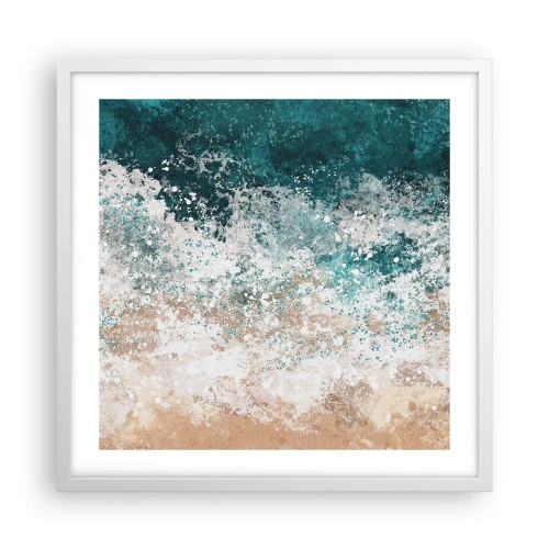 Poster in een witte lijst - Zeeverhalen - 50x50 cm