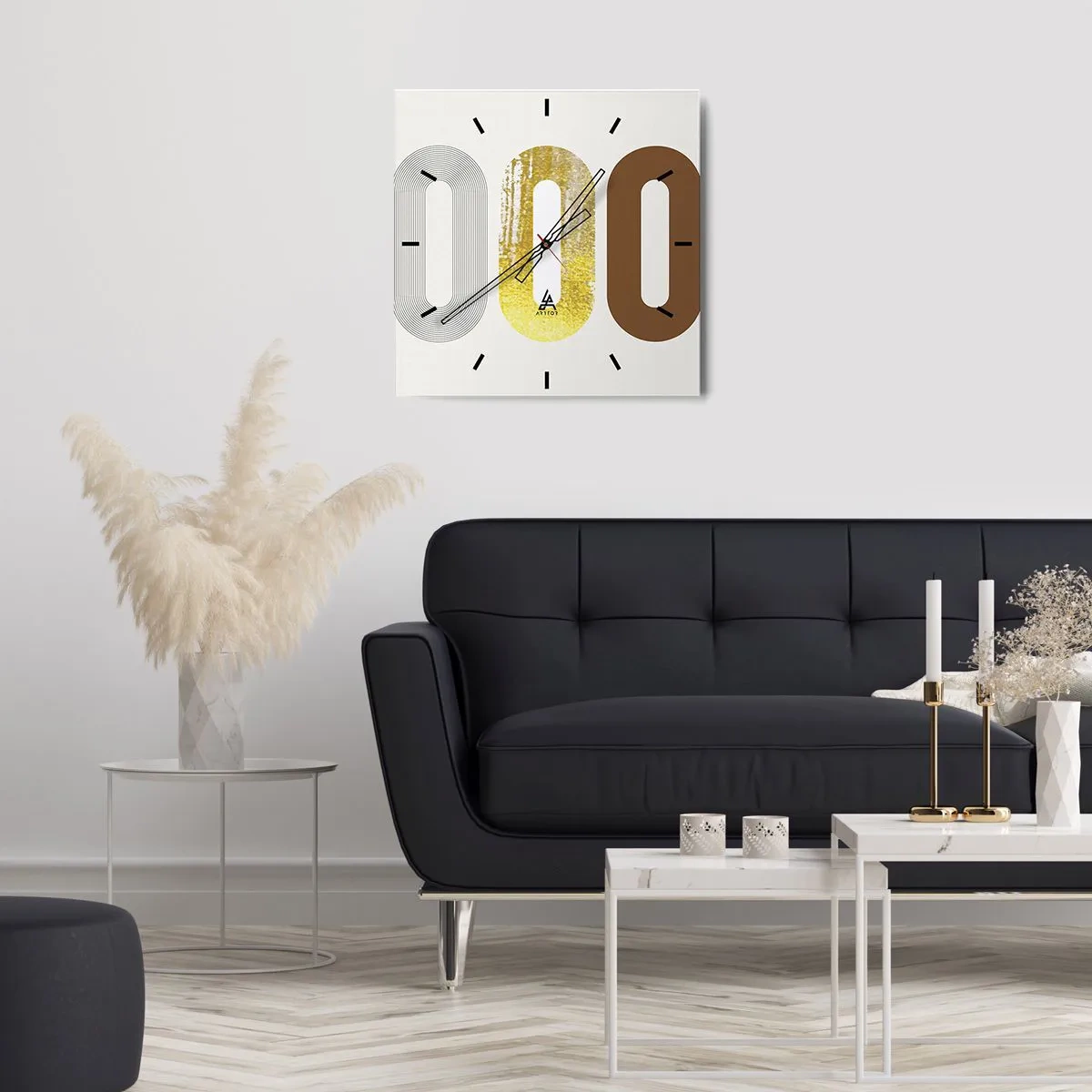 Wandklok - Klok - Oooo! - 30x30 cm