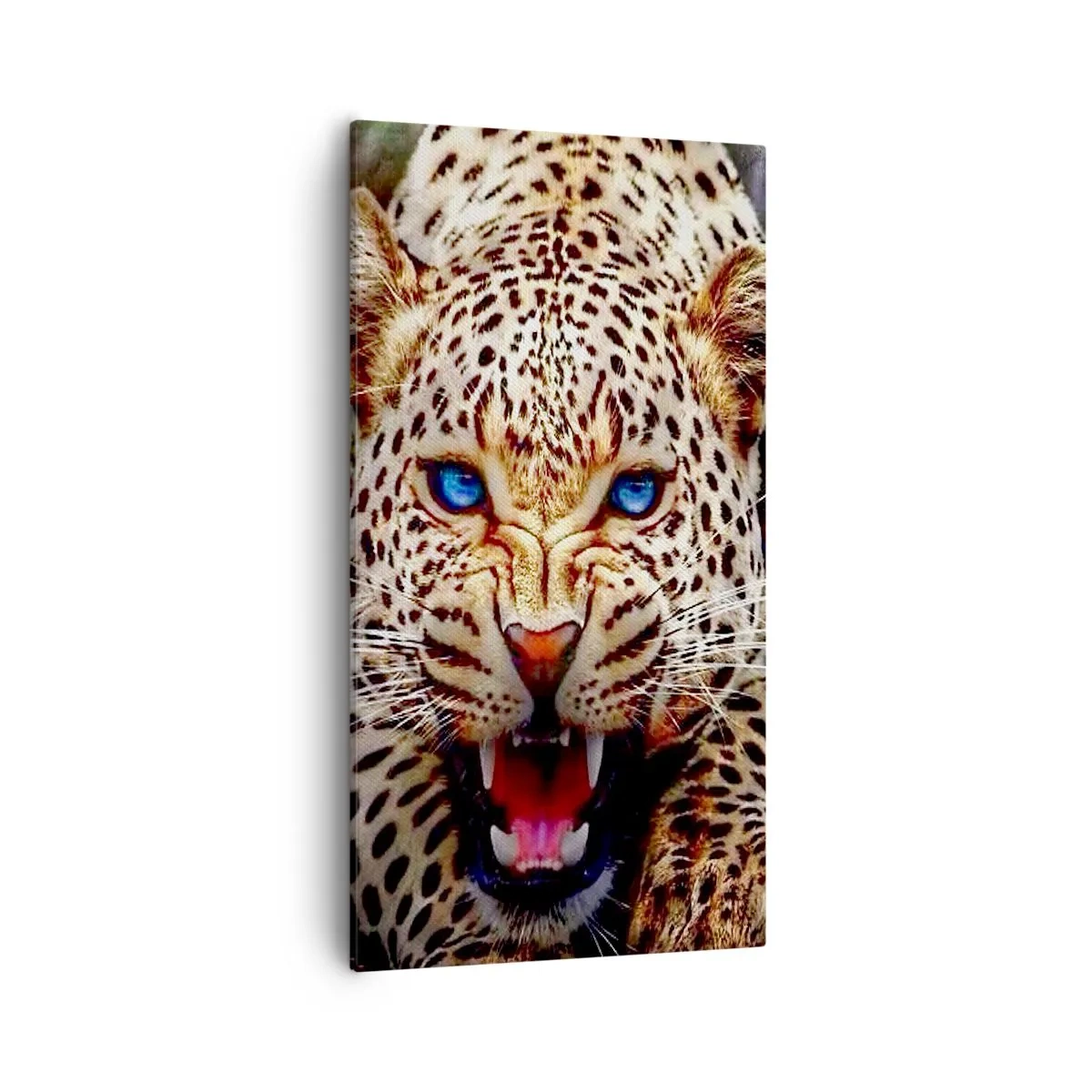 Schilderen op canvas - Boosheid schaadt de schoonheid niet - 55x100 cm