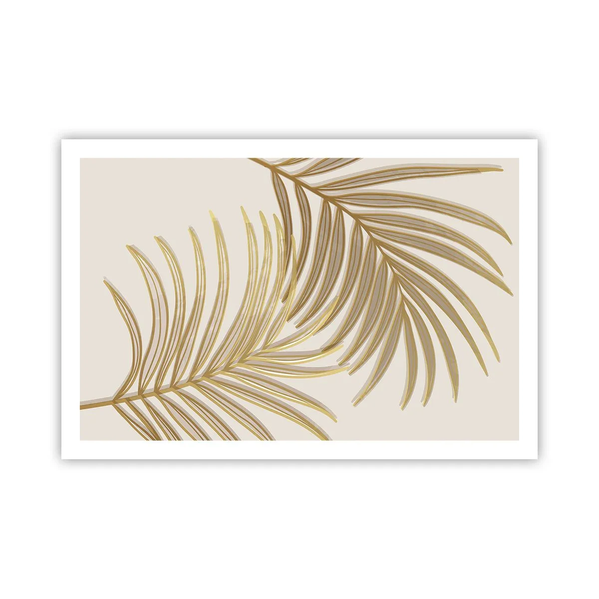 Poster - Gouden Palm! - 91x61 cm