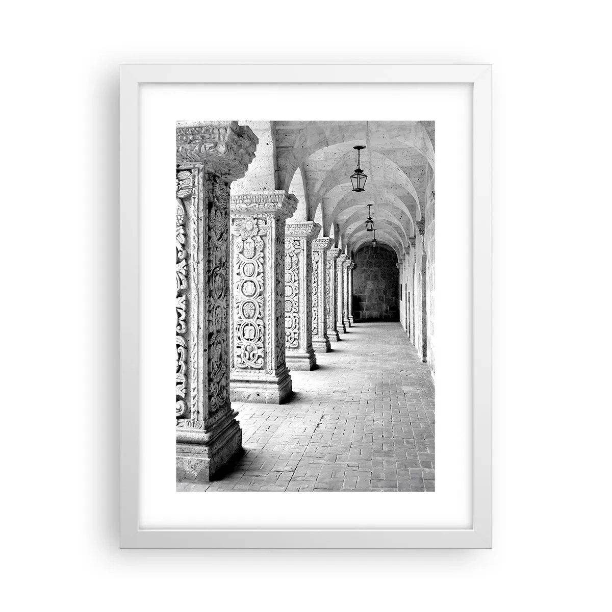 Poster in een witte lijst - En waar naar toe….? - 30x40 cm