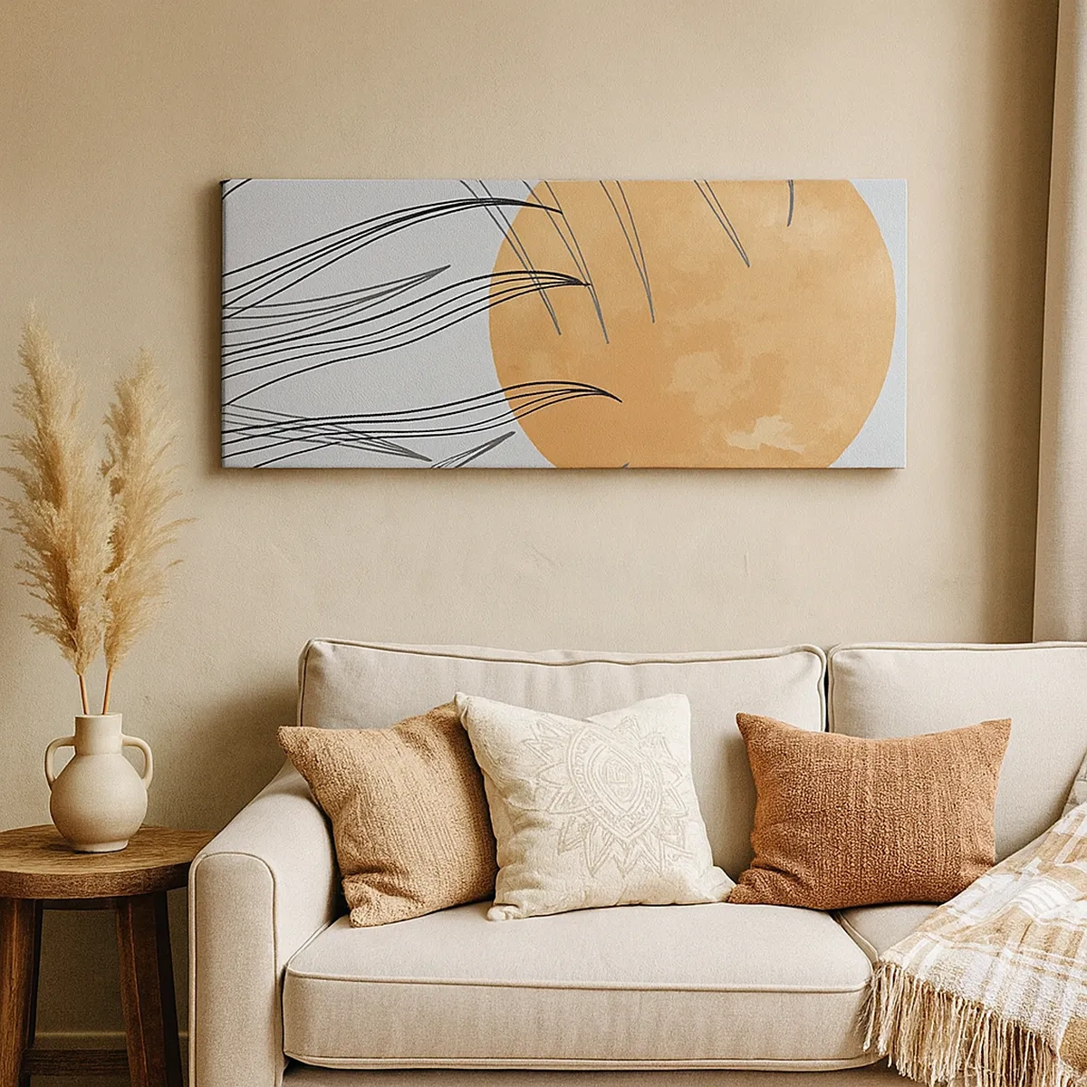 Schilderen op canvas - Altijd naar de zon - 30x30 cm