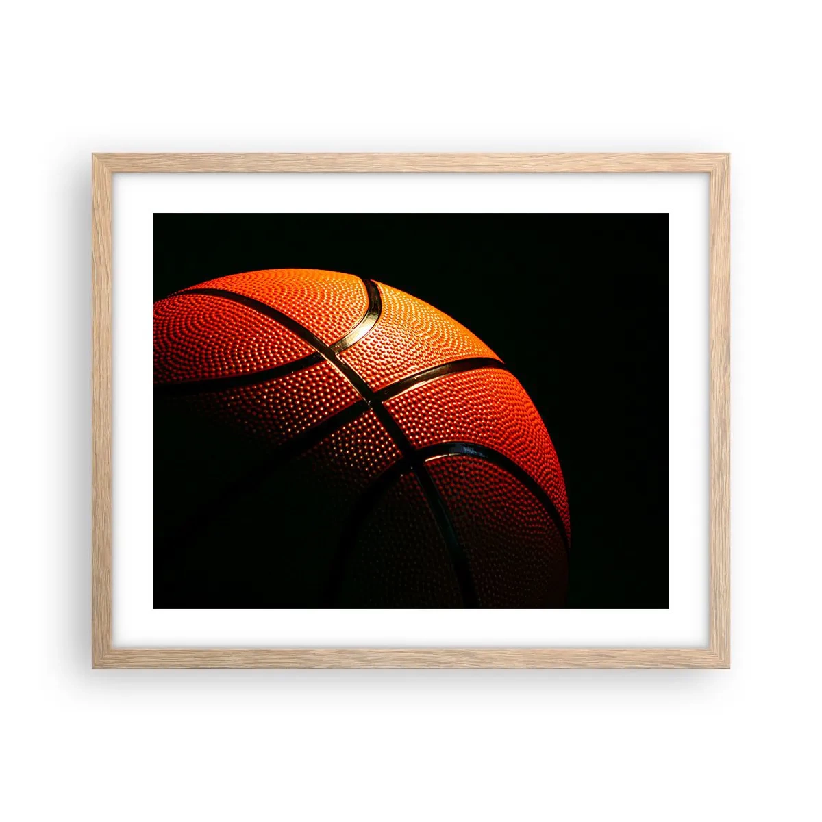 Een poster in een licht eiken lijst - Mooi als een planeet - 50x40 cm