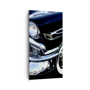 Schilderen op canvas - Klassiek in zilver, zwart en wit - 65x120 cm