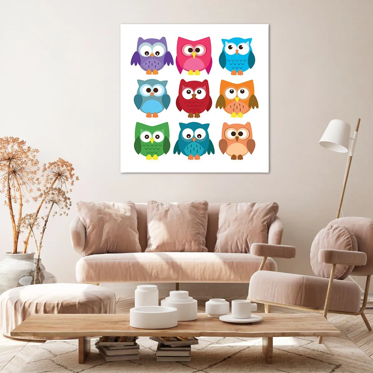 Schilderen op canvas - Anders zjn kan grappig zijn - 60x60 cm