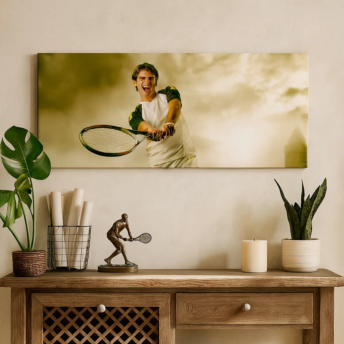 Schilderen op canvas - Energie en vreugde - 30x30 cm