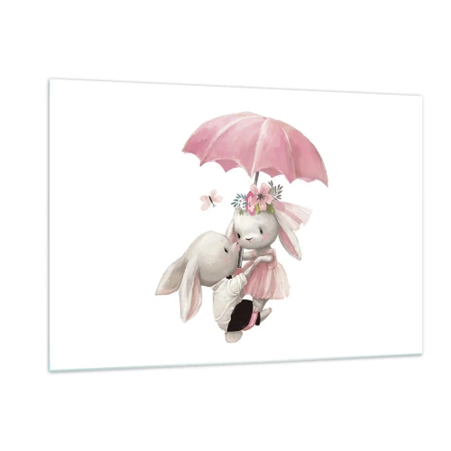 Schilderen op glas - Dit is liefde - 120x80 cm