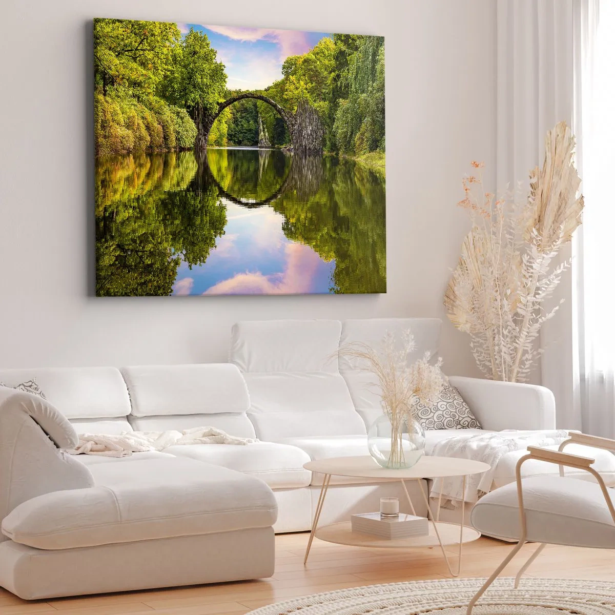 Schilderen op canvas - Op de kruising van twee werelden - 100x70 cm
