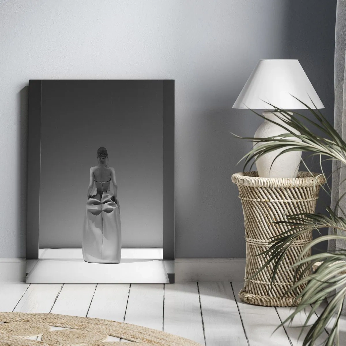 Schilderen op canvas - Verfijnde eenvoud - 45x80 cm