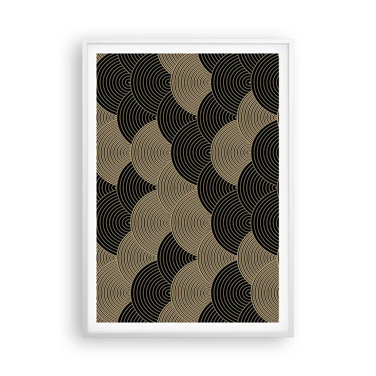 Poster in een witte lijst - Eenheid in veelheid - 70x100 cm