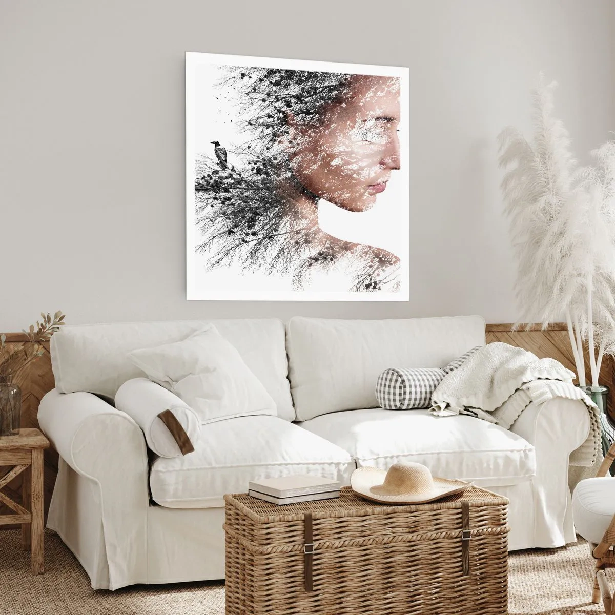 Poster - De geest van het bos - 50x50 cm