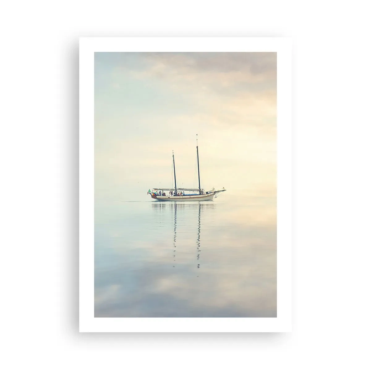 Poster - In een zee van stilte - 50x70 cm