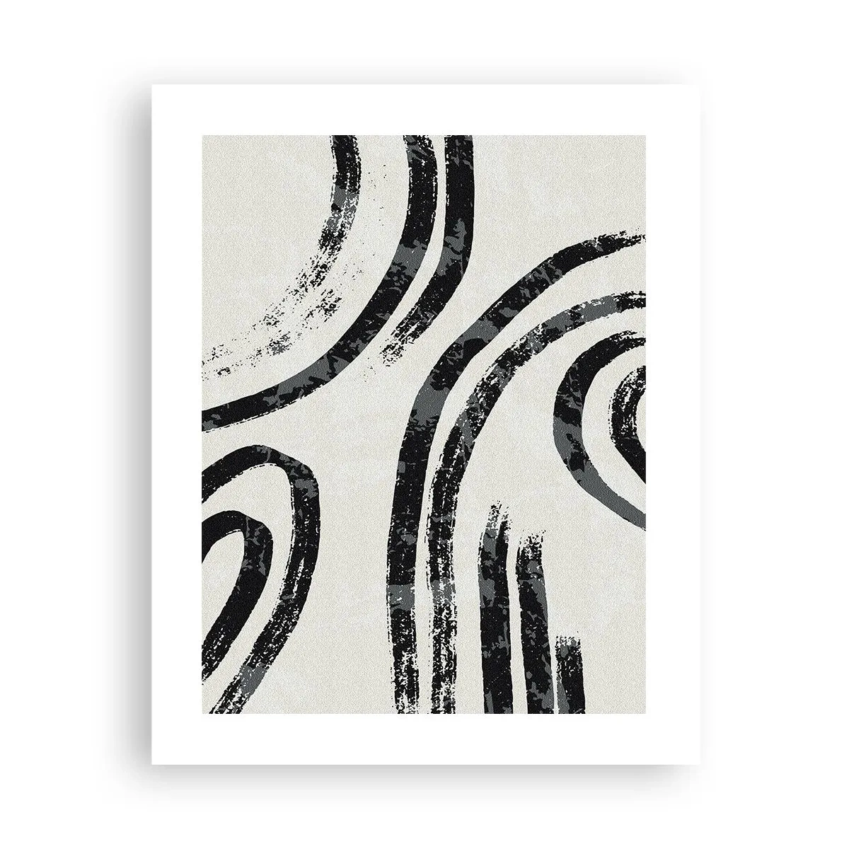 Poster - Half gestopt - 40x50 cm