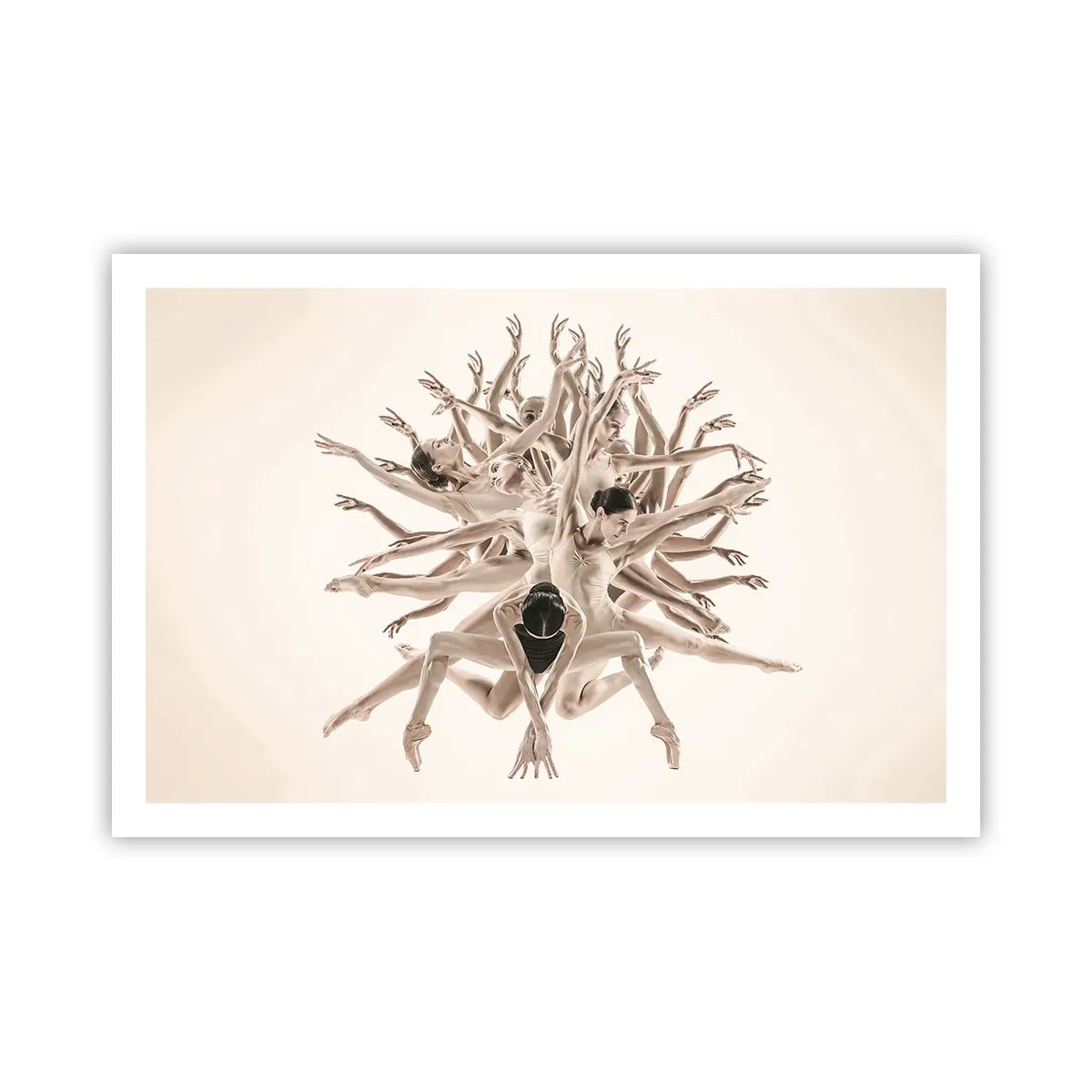 Poster - Bloeiend in dans - 91x61 cm