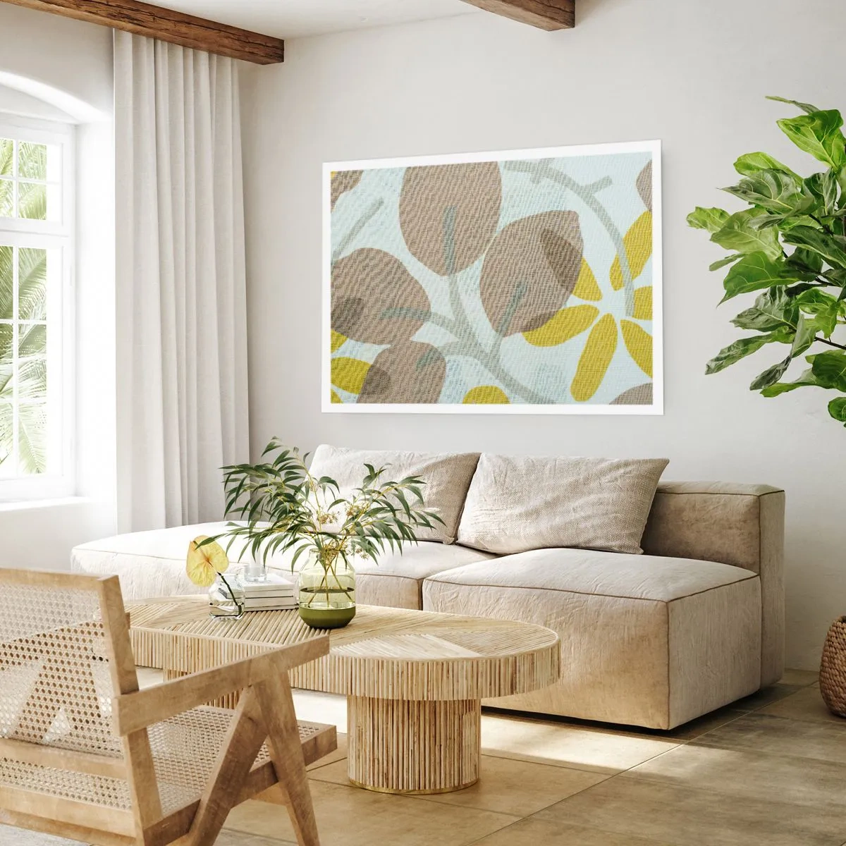 Poster - Compositie in volle zon - 100x70 cm