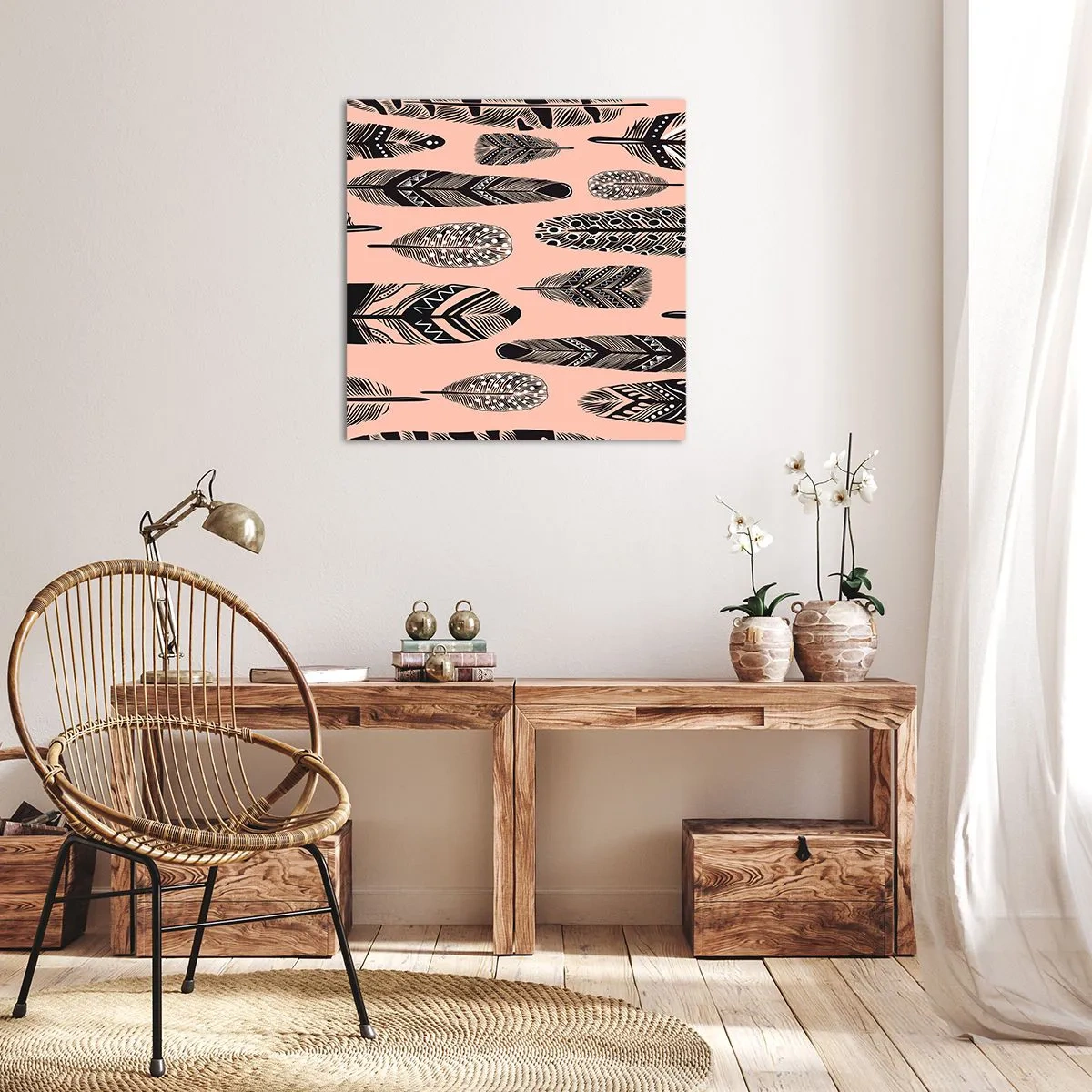 Schilderen op canvas - Indiase collectie - 30x30 cm