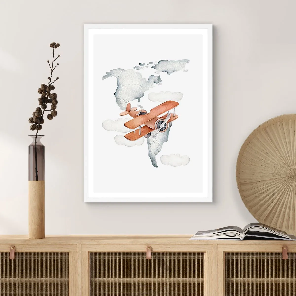 Poster in een witte lijst - In een pioniersgeest - 30x40 cm