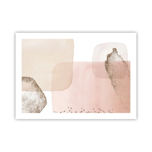 Poster - Een blik door kleur - 70x50 cm