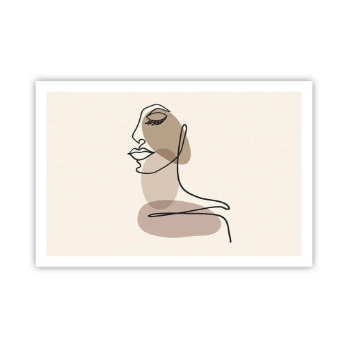 Poster - Luisteren naar zichzelf - 91x61 cm