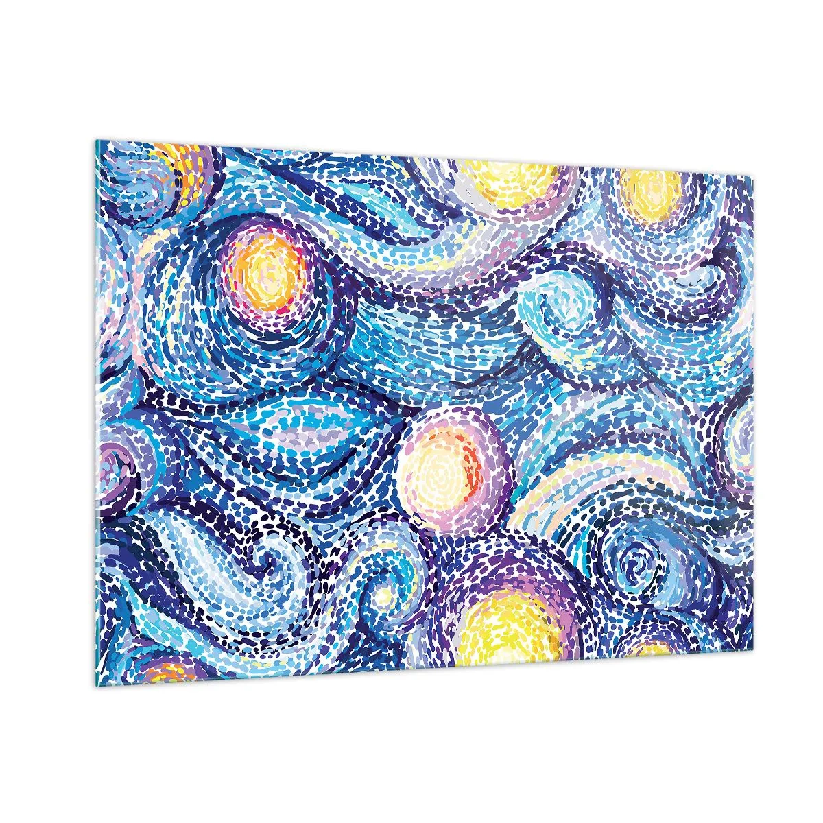 Schilderen op glas - Naar een schilderij van van Gogh - 100x70 cm