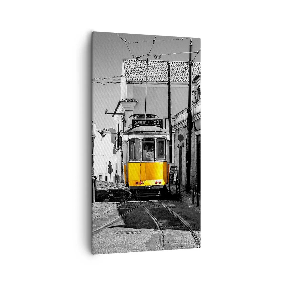 Schilderen op canvas - De geest van Lissabon - 55x100 cm