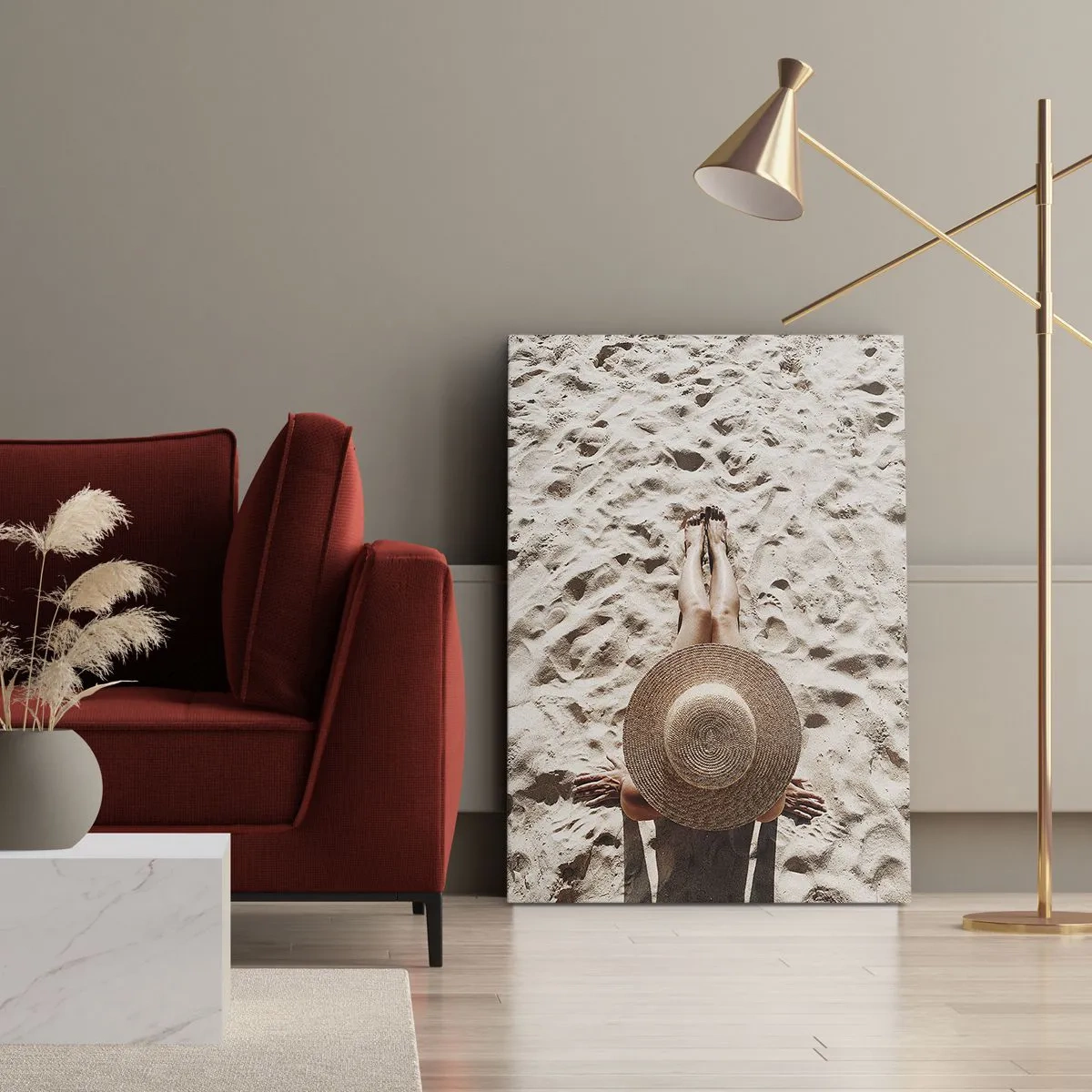 Schilderen op canvas - De perfecte tijd - 50x70 cm