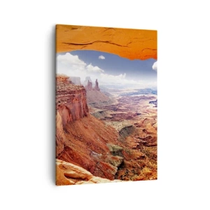 Schilderen op canvas - Door de natuur zelf gebeeldhouwd - 50x70 cm