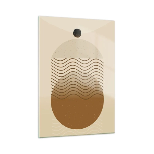 Schilderen op glas - Over de oorsprong van geometrische figuren - 50x70 cm
