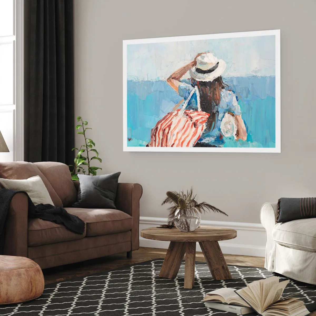 Poster - Welkom bij je vakantie - 91x61 cm