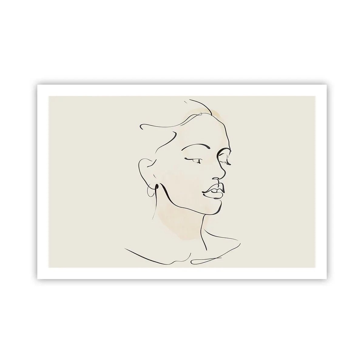 Poster - Een bepaalde lijn - 91x61 cm