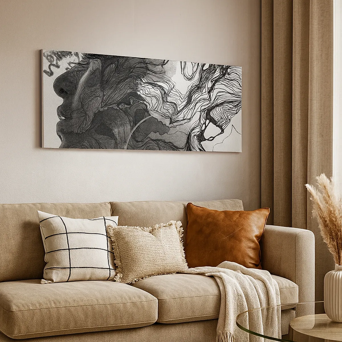 Schilderen op canvas - Verstrikt in dromen - 30x30 cm