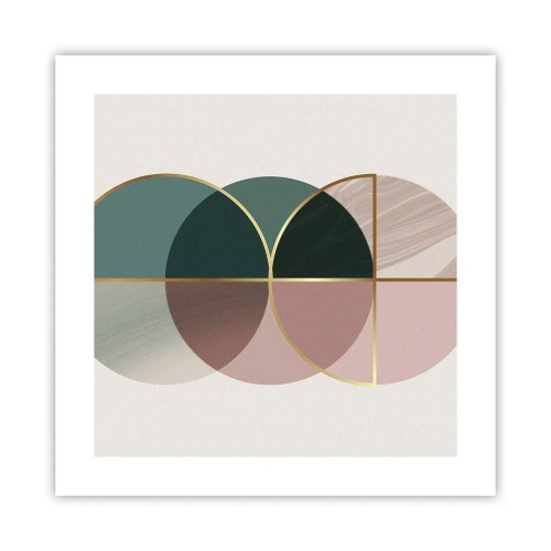 Poster - Wiel voor wiel... - 40x40 cm