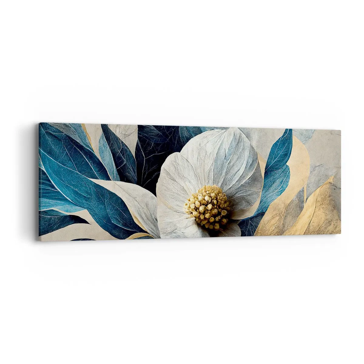 Schilderen op canvas - Hij heeft een hart van goud - 90x30 cm