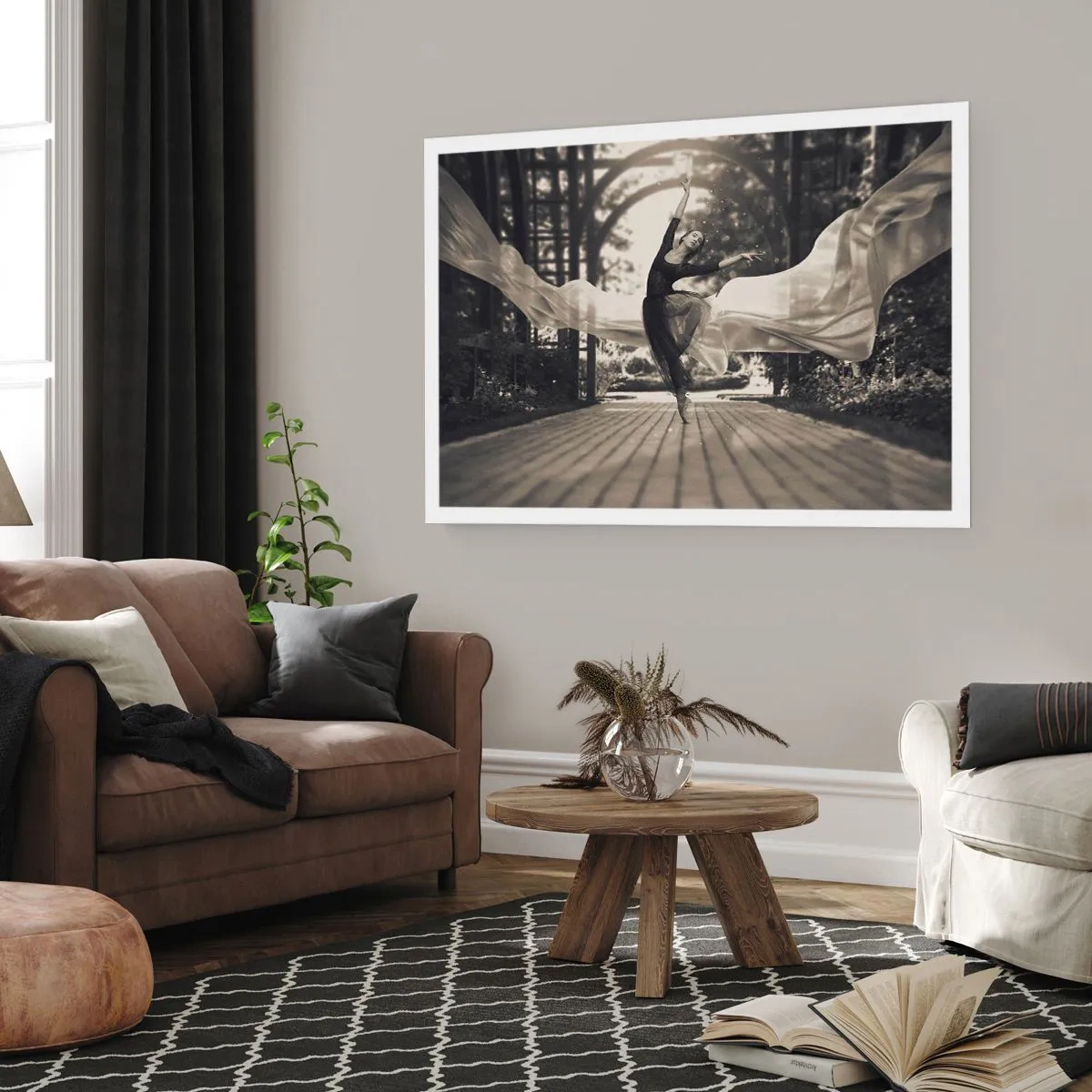 Poster - De dans van de tuingeest - 40x30 cm