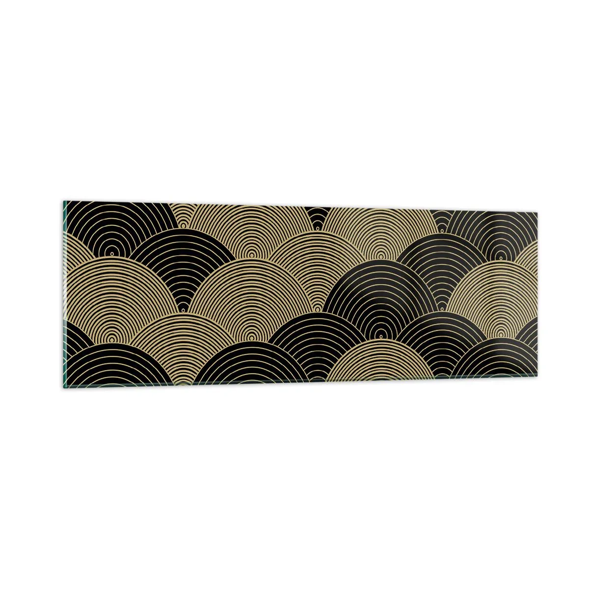 Schilderen op glas - Eenheid in veelheid - 90x30 cm