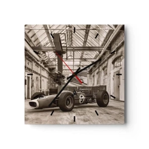 Wandklok - Klok - De rust van de winnaar - 30x30 cm