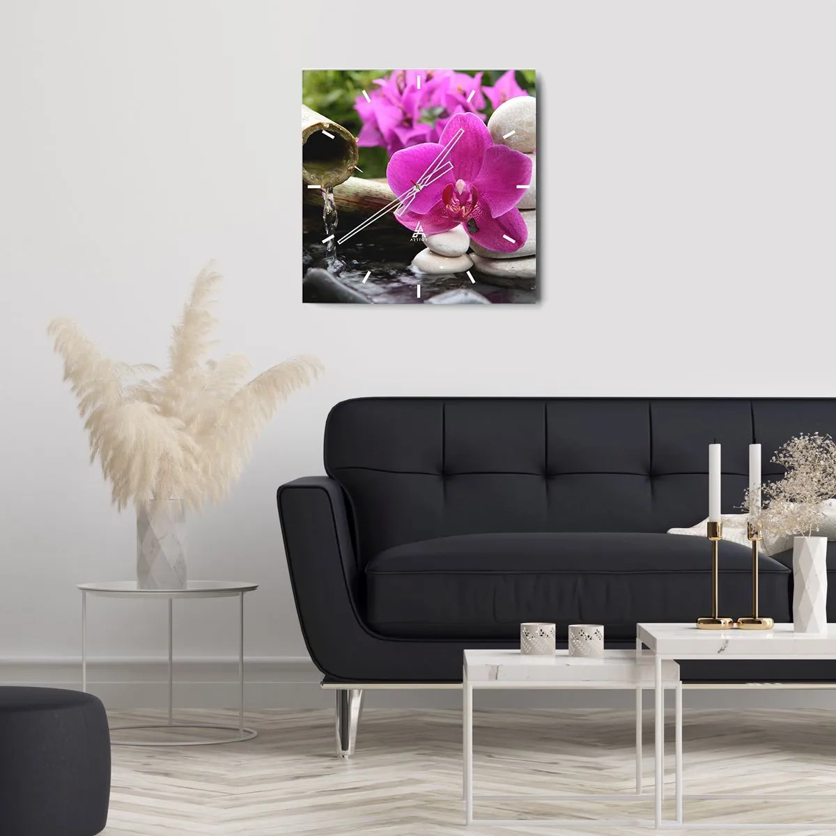 Wandklok - Klok - Je bent al aan het rusten - 40x40 cm